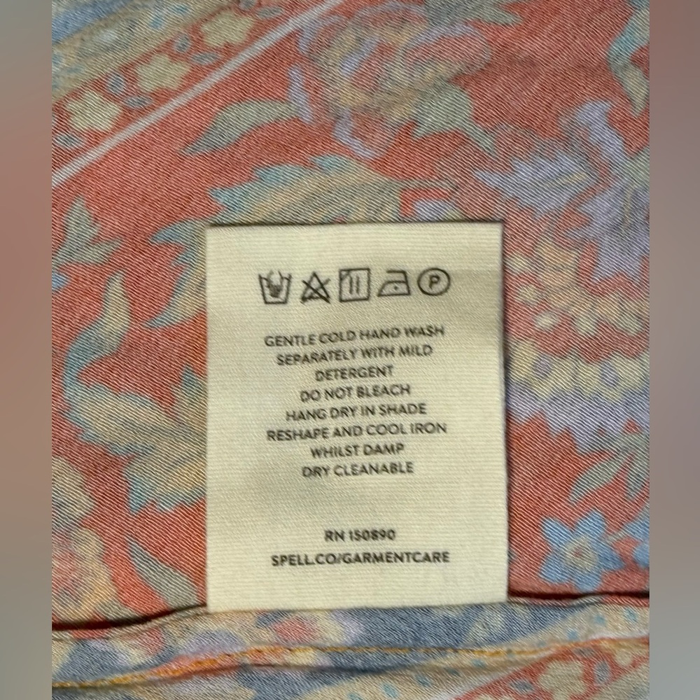 NWT Spell Belladonna Sweetheart Maxi Dress Size Medium Kaleidoscope UFT/S - Picture 10 of 16